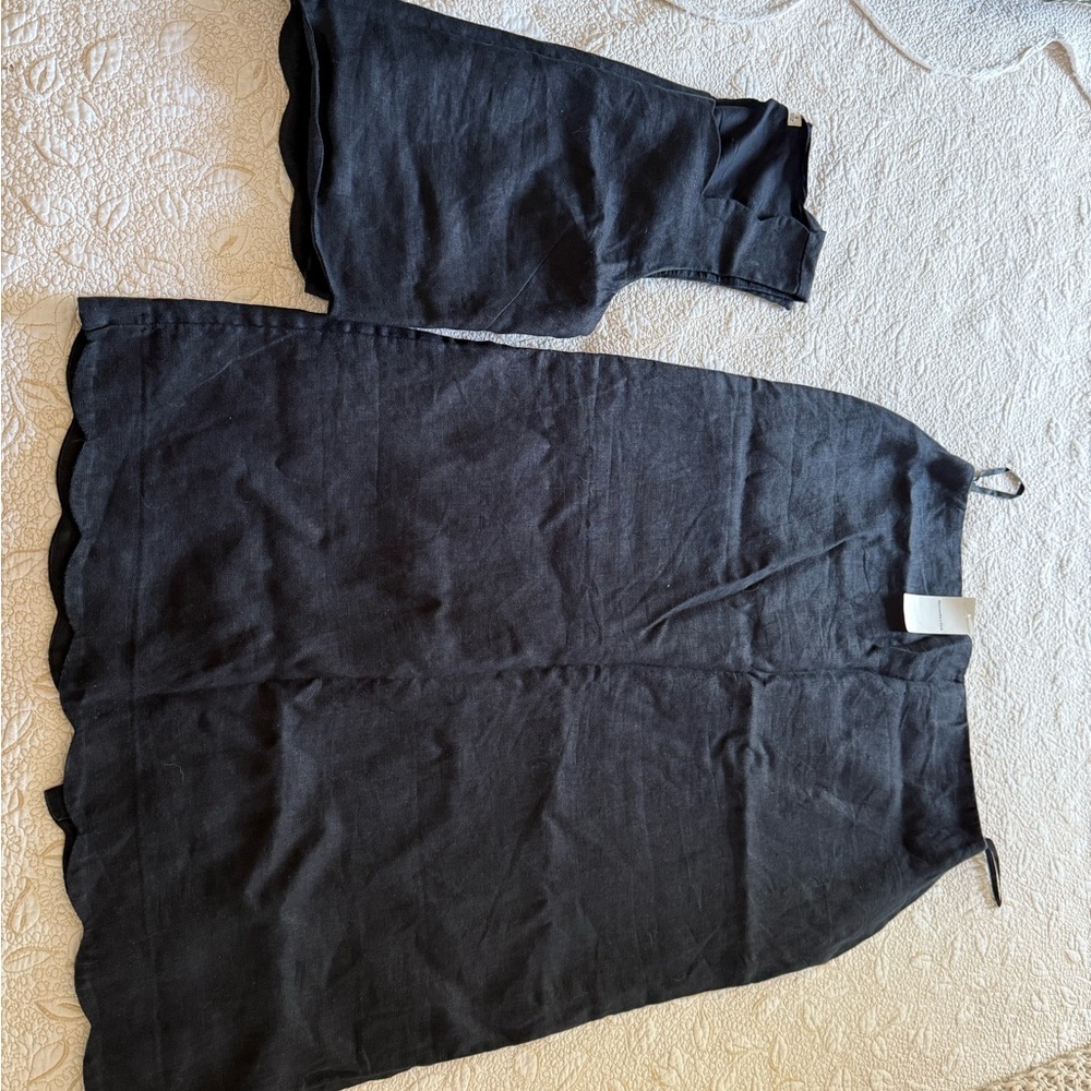 Abercrombie & Fitch Black Linen Set